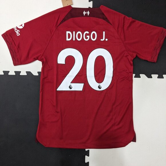 Jota #20 Liverpool 22/25 Home Red Nike Tribute Jersey - Picture 1 of 9